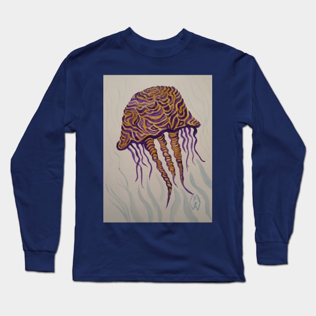 Peanut Butter and Jellyfish Long Sleeve T-Shirt by Matt Starr Fine Art